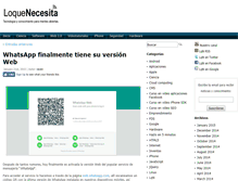 Tablet Screenshot of loquenecesita.com